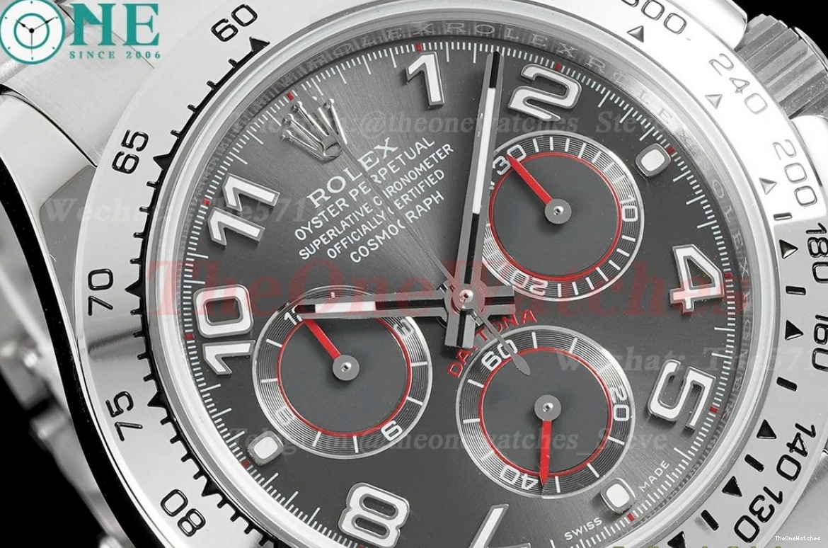 40mm SS Grey SS Daytona Dial A7750 OMF 116509 1227